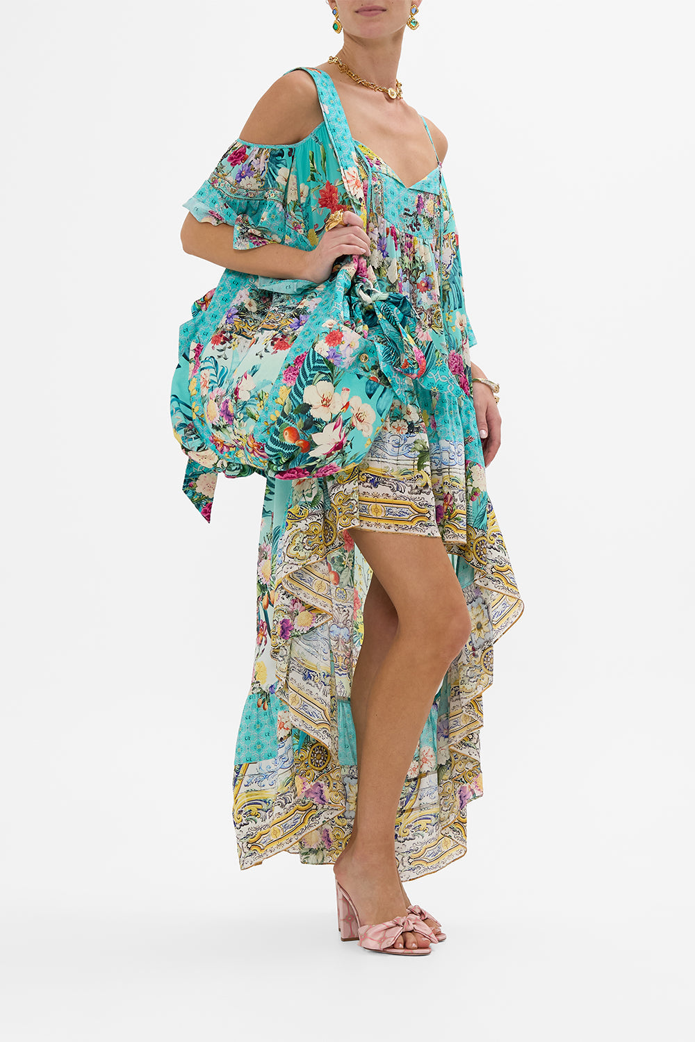 DRAWSTRING BEACH BAG GARDENS OF QUELUZ