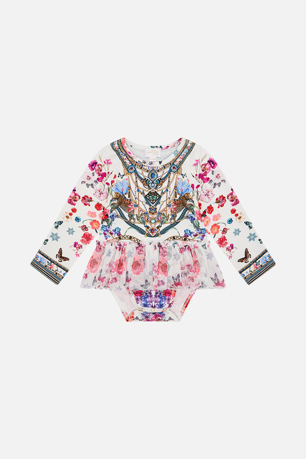 The CAMILLA T SHAPE LONG KAFTAN READY FOR MY WELCOME DRINK in our  print.