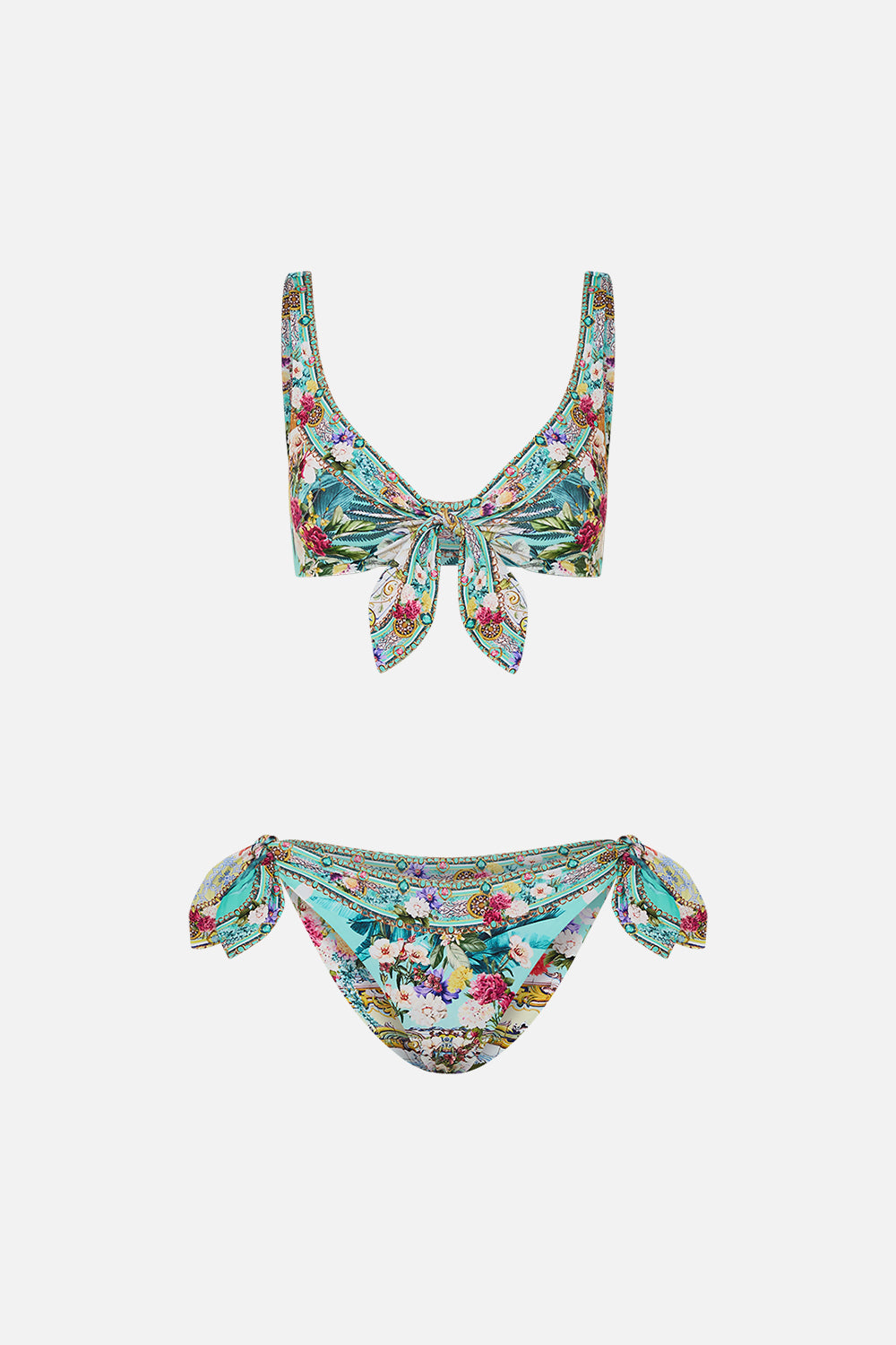 REVERSIBLE TIE BIKINI SET GARDENS OF QUELUZ