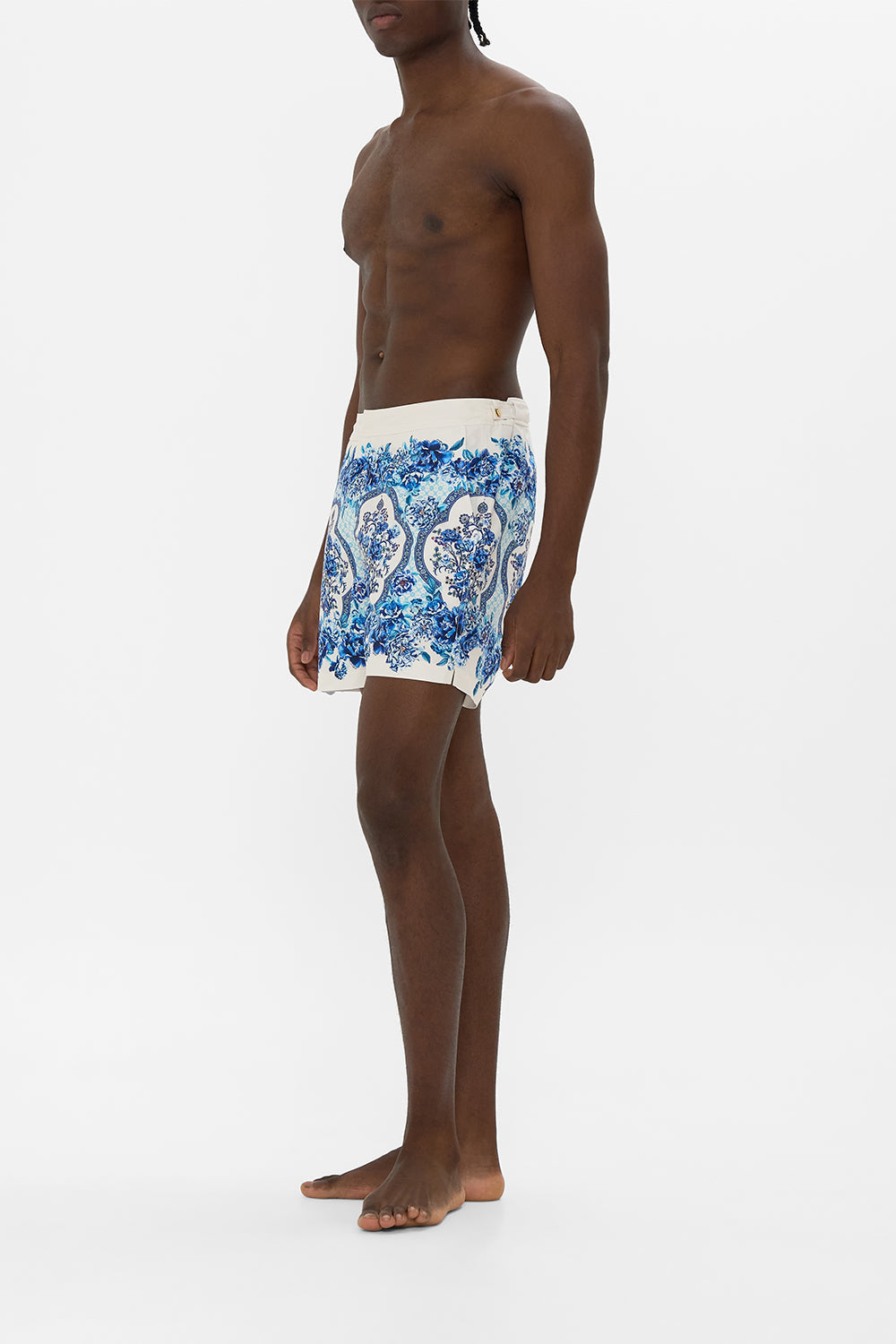 MID LENGTH BOARDSHORT WITH FIXED WAIST A CERAMIC GARDEN