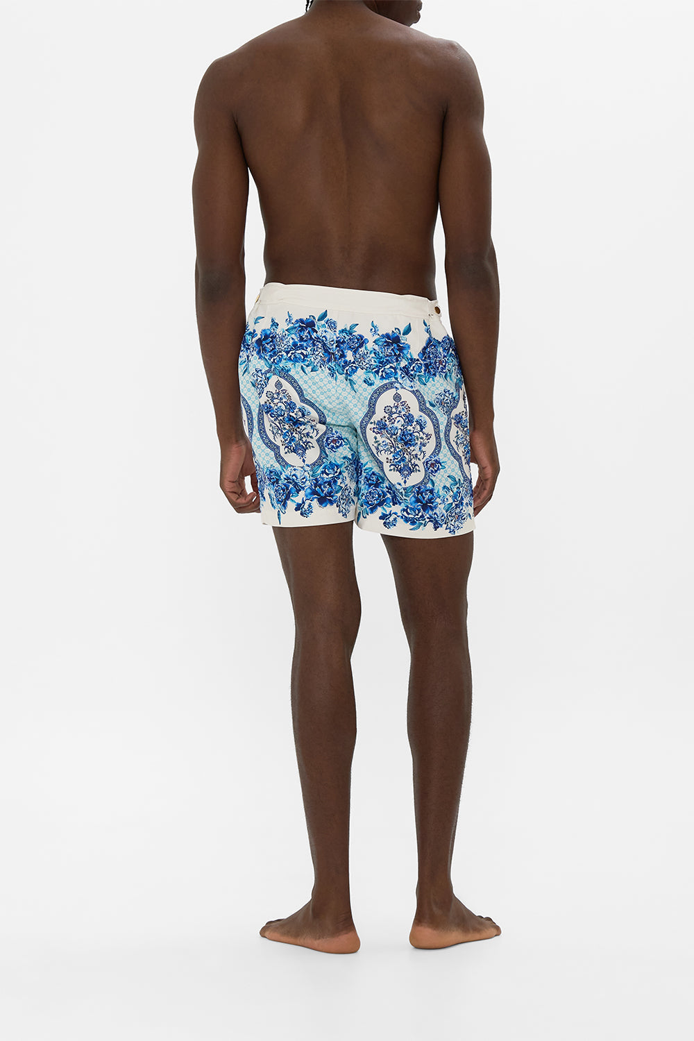 MID LENGTH BOARDSHORT WITH FIXED WAIST A CERAMIC GARDEN