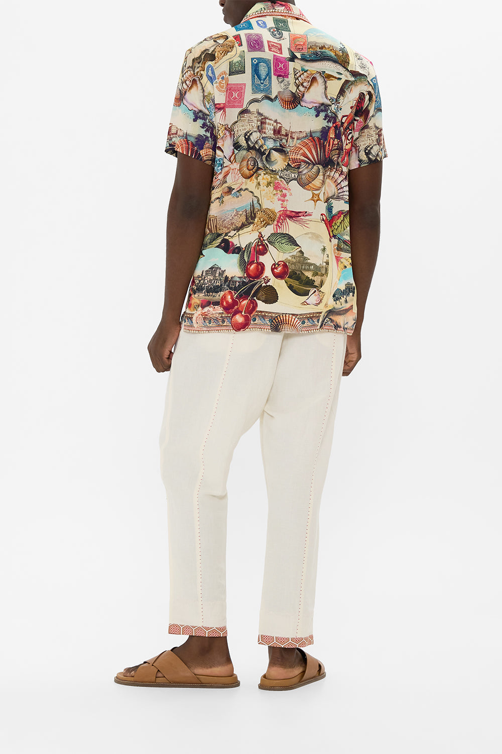 The CAMILLA LONG SLEEVE OVERSIZED SHIRT MAGIC CARPET RIDE in our  print.