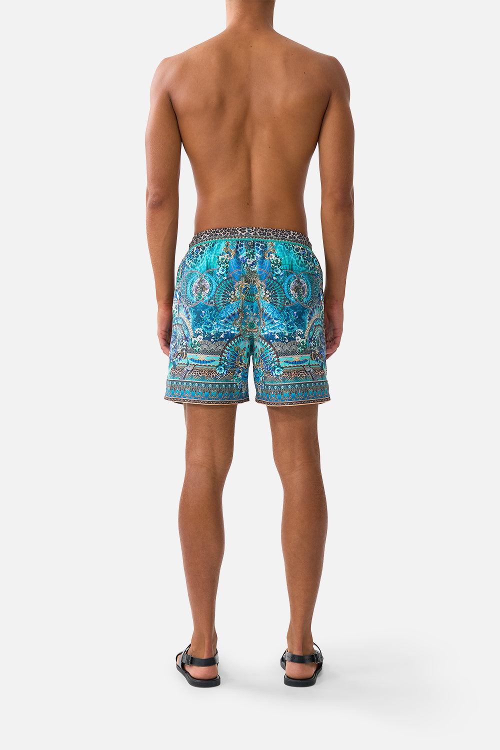 The CAMILLA GATHER WAIST SHORT DRESS MAGIC OF THE MERCADO in our  print.