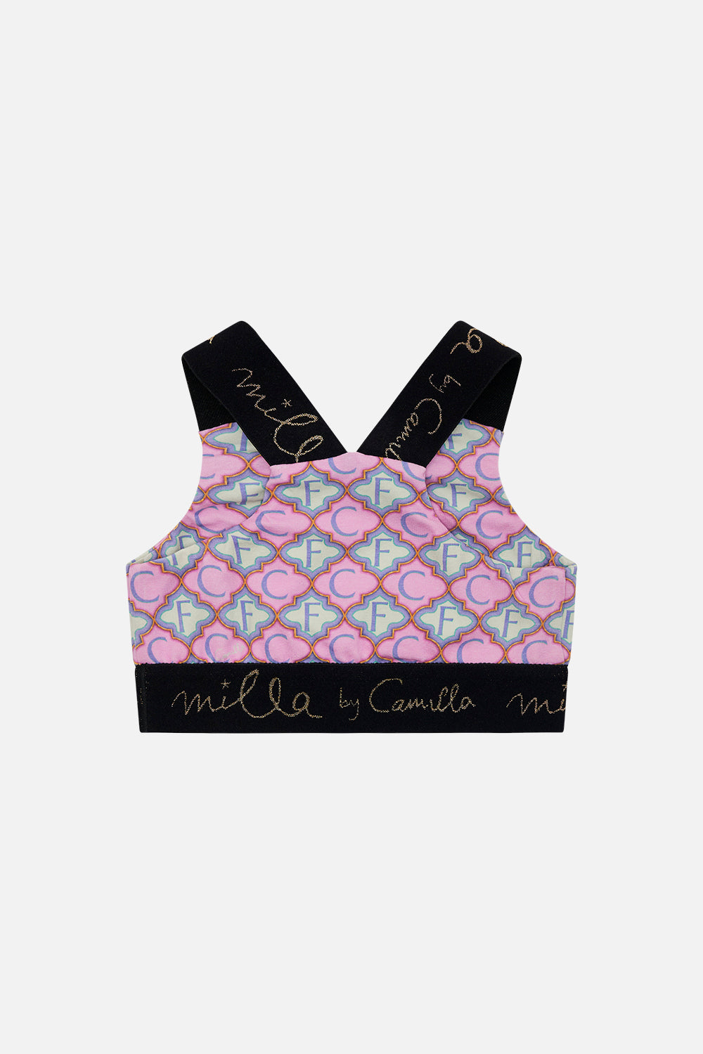 KIDS SPORTS CROP TOP  12-14 TIPTOE THE TIGHTROPE