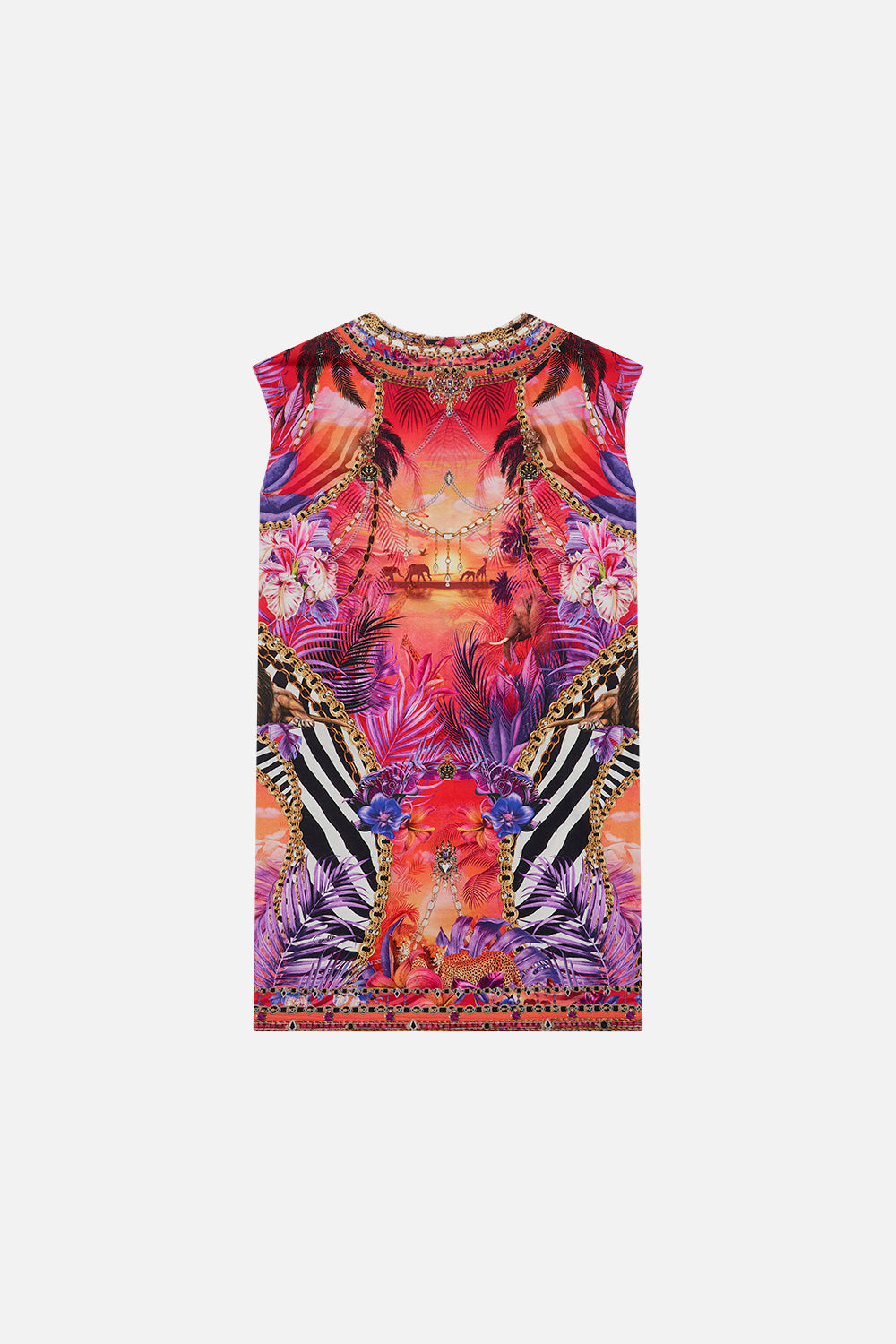 KIDS JERSEY TEE MIDI DRESS  12-14 WILD LOVING