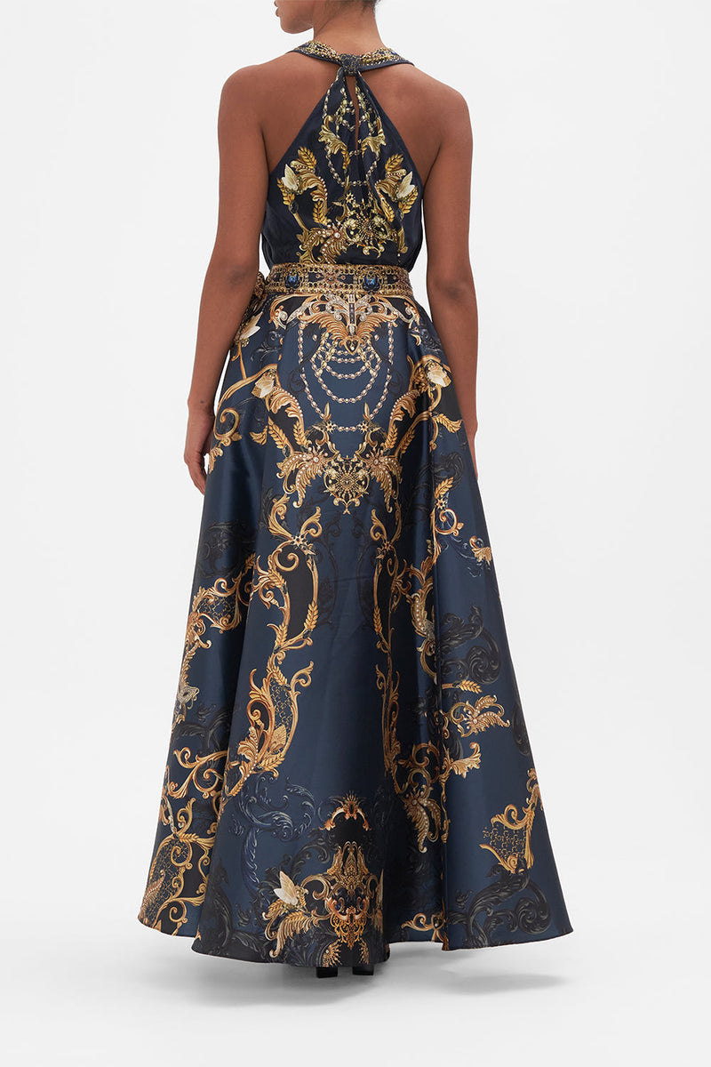 CAMELIA MAXI POLYMORPHIC WRAP SKIRT