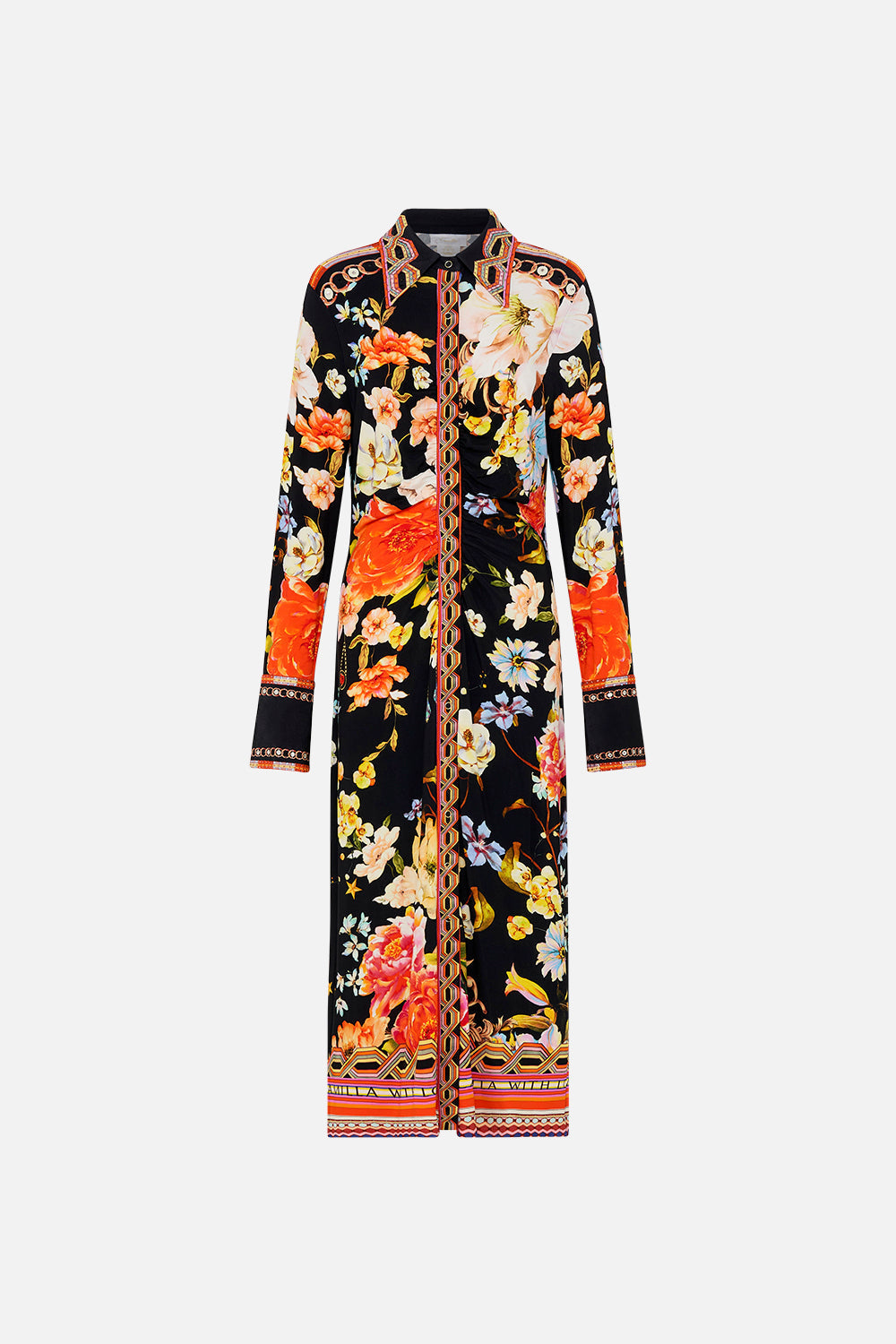 JERSEY MIDI SHIRT DRESS SECRET HISTORY