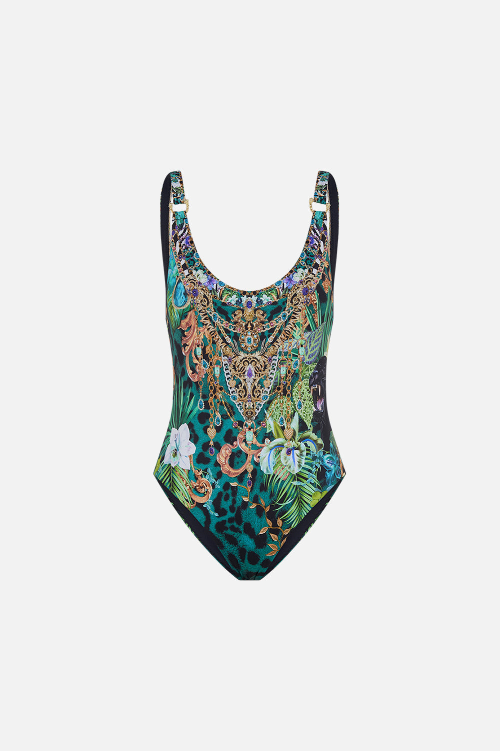 SCOOP ONE PIECE WITH TRIMS SING MY SONG