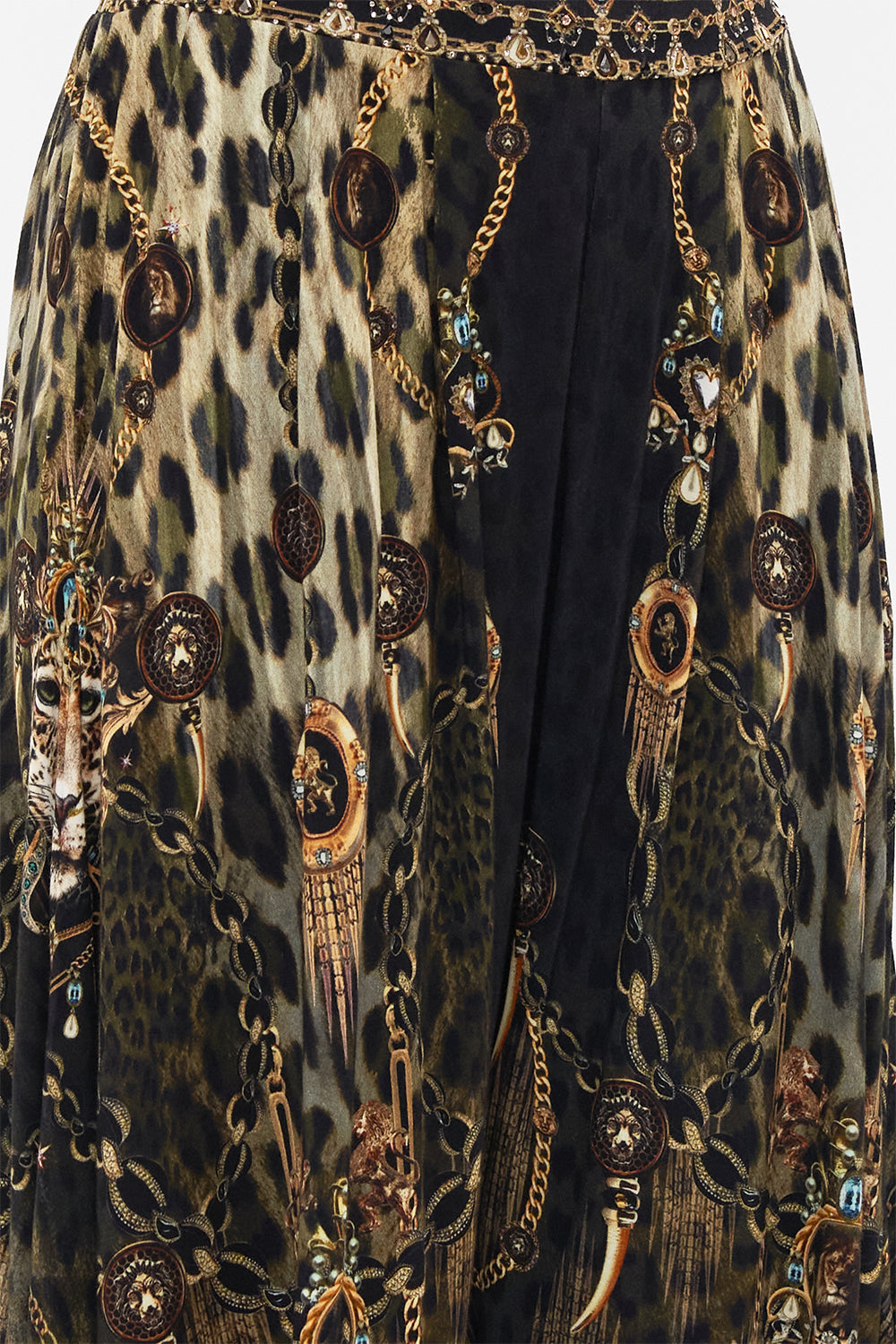 JERSEY DRAPE PANT WITH POCKET LIONS MANE