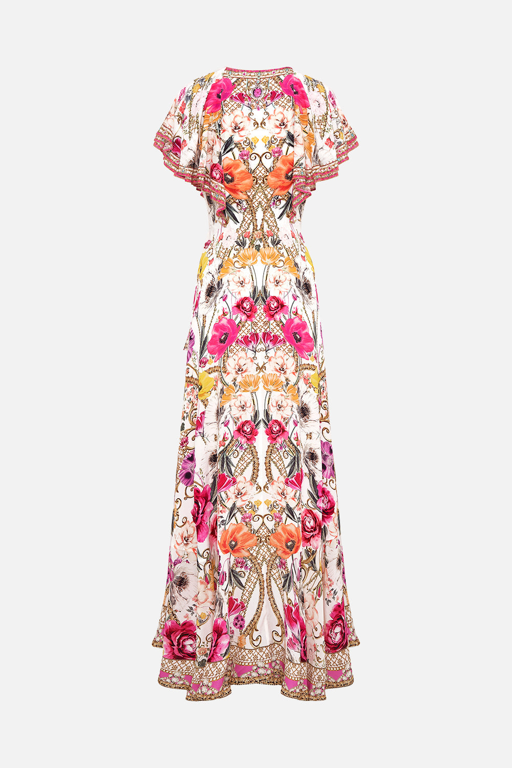 FRILL SLEEVE LONG DRESS DESTINY CALLING