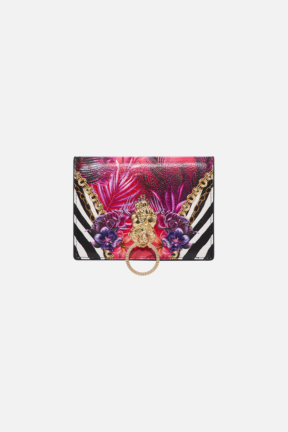 Product view of CAMILLA wallet in Wild Loving print