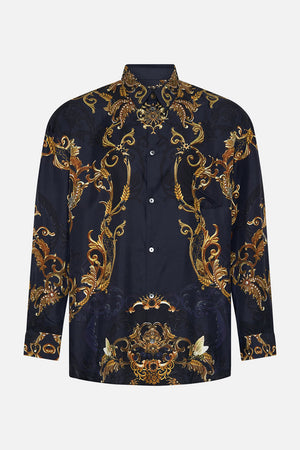 Product view of  Hotel Franks By CAMILLA mens oversized shirt in Moonlight Melodies print