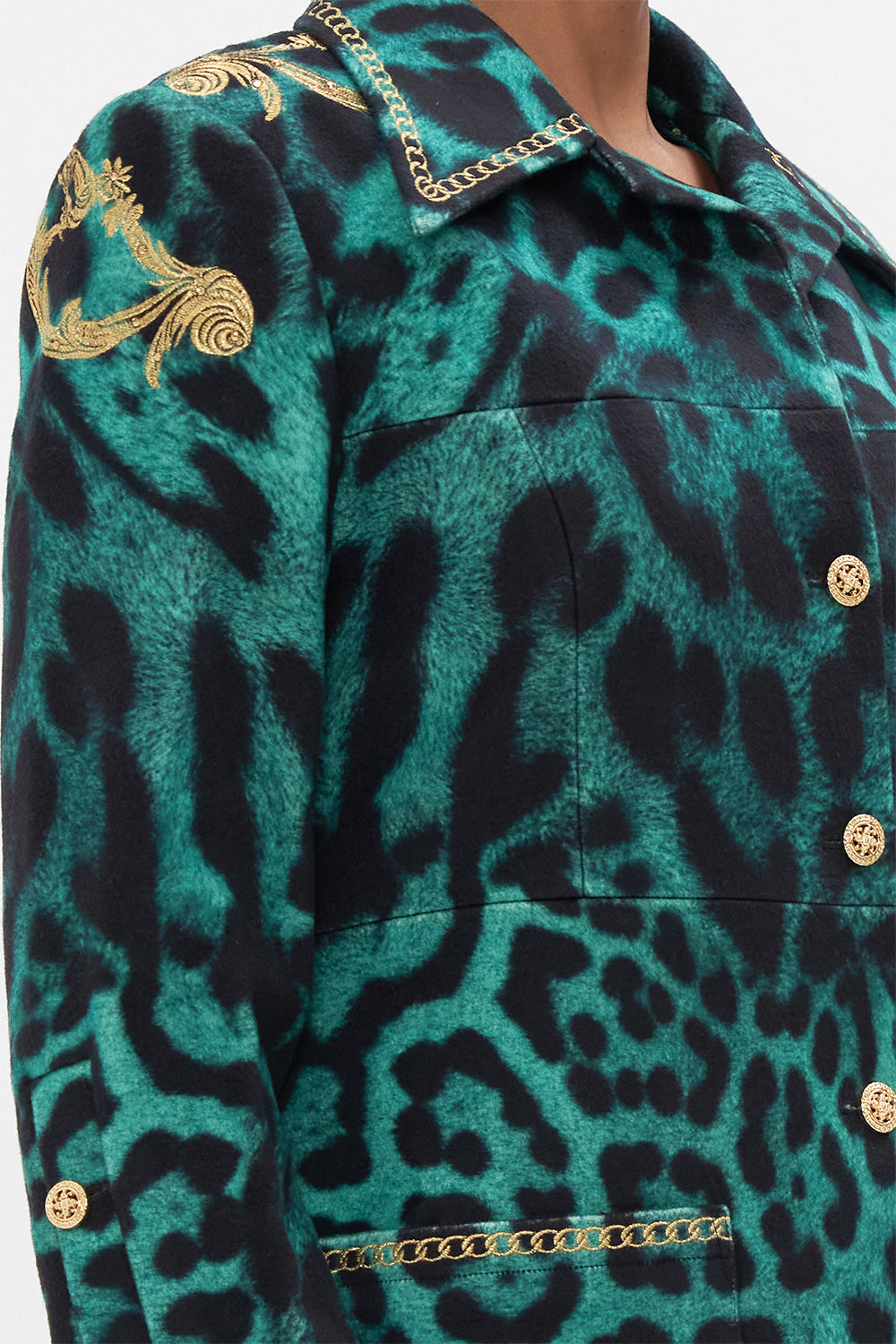 LONG BUTTON FRONT COAT SING MY SONG