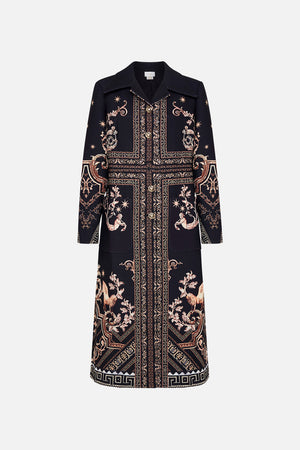 LONG BUTTON FRONT COAT DUOMO DYNASTY