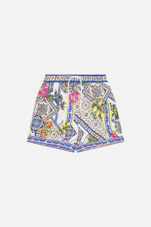 Product view of MILLA BY CAMILLA kids board short in Amalfi Amore print