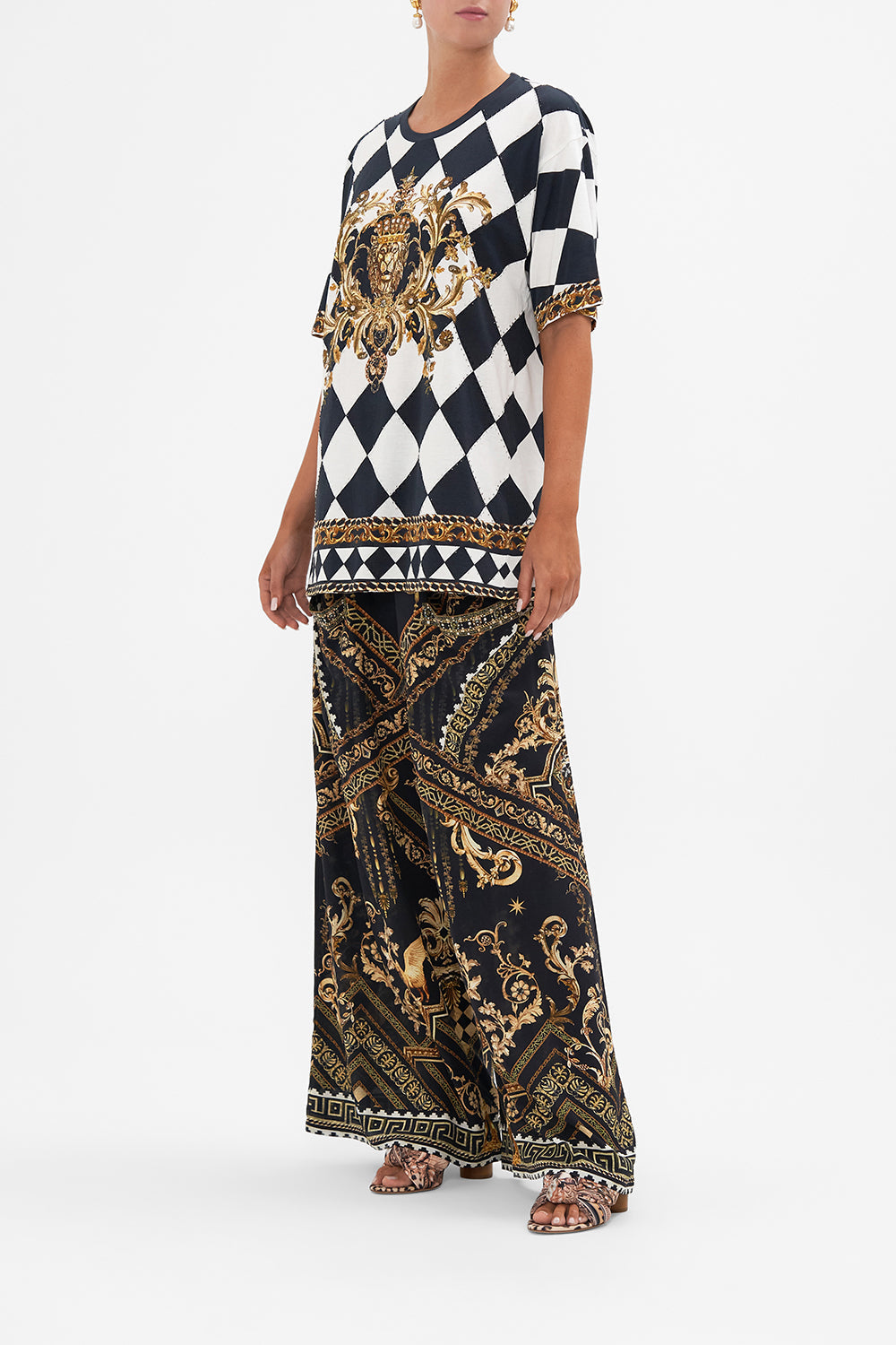 ORGANIC COTTON OVERSIZE BAND TEE DUOMO DYNASTY