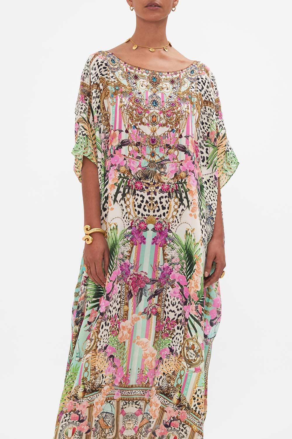 ROUND NECK KAFTAN DEAR AMORE MIO