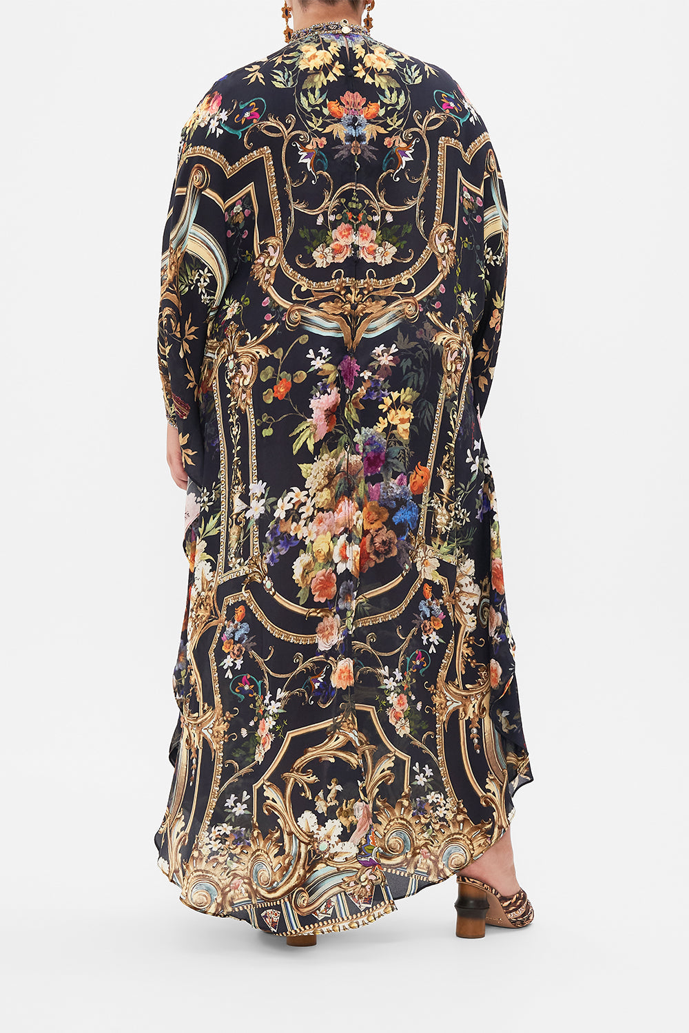 KAFTAN WITH HIGH COLLAR STAND PLAY YOUR CARDS RIGHT