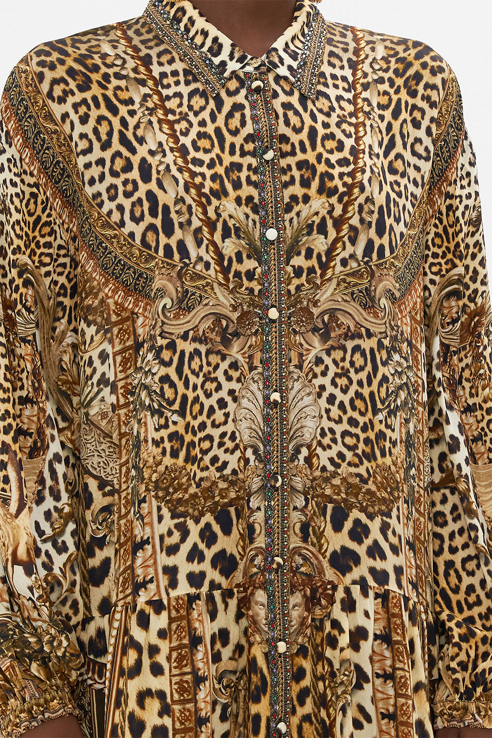 TIERED SHIRT DRESS STANDING OVATION