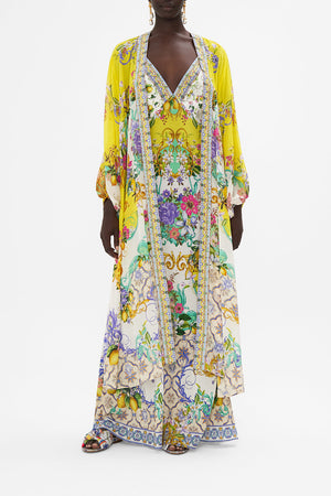 TIE FRONT LONG SLEEVE DRESS CATERINA SPRITZ main image 1