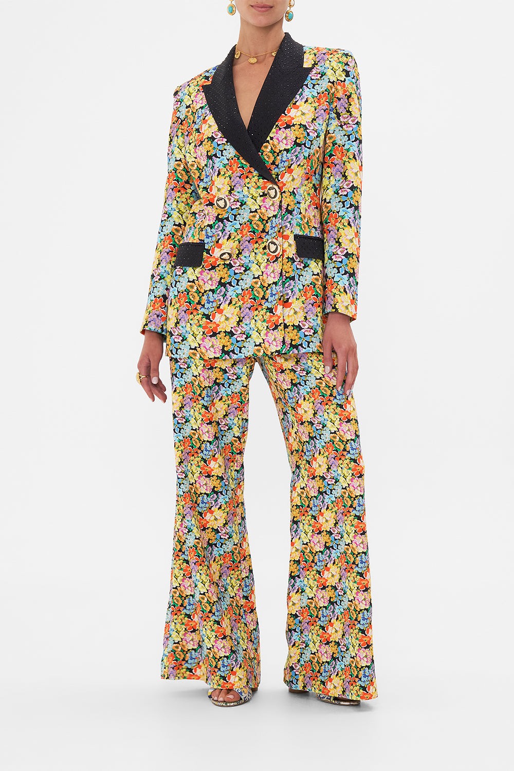 The CAMILLA KIDS RELAXED BUTTON THROUGH SHIRT 12-14 AN ITALIAN WELCOME in our AN ITALIAN WELCOME print.