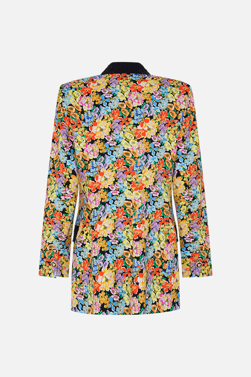 The CAMILLA WING COLLAR KAFTAN DEAR AMORE MIO in our  print.
