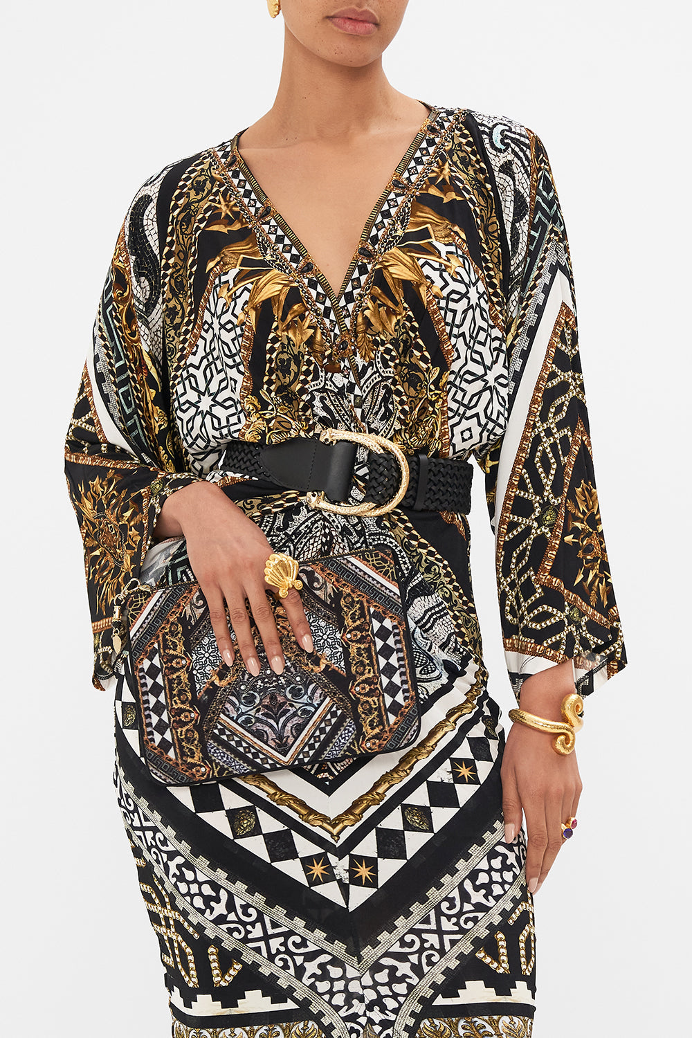 SMALL CANVAS CLUTCH LOOK UP TESORO