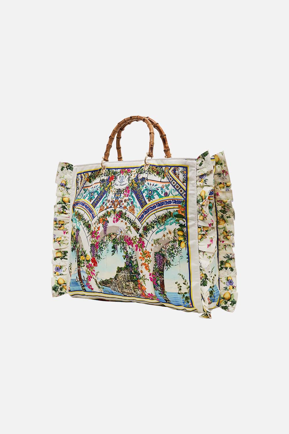 FRILLED EDGE TOTE AMALFI AMORE