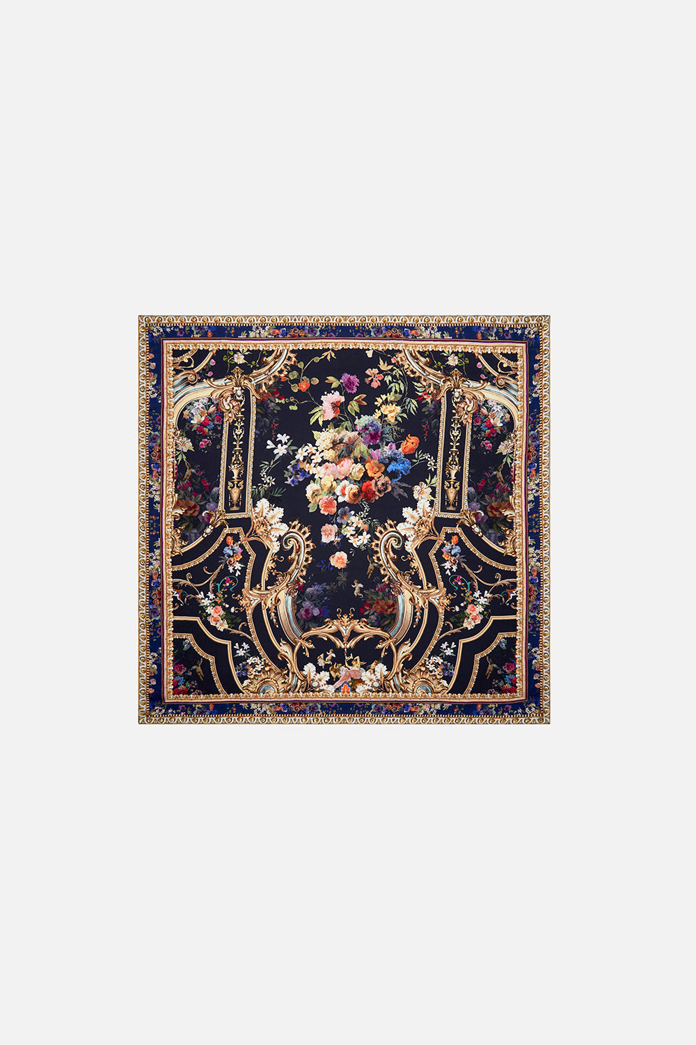 LARGE SQUARE SCARF PLAY YOUR CARDS RIGHT