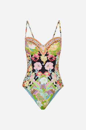 Product view of CAMILLA swimwear one piece swimsuit in Sundowners in Sicily print 