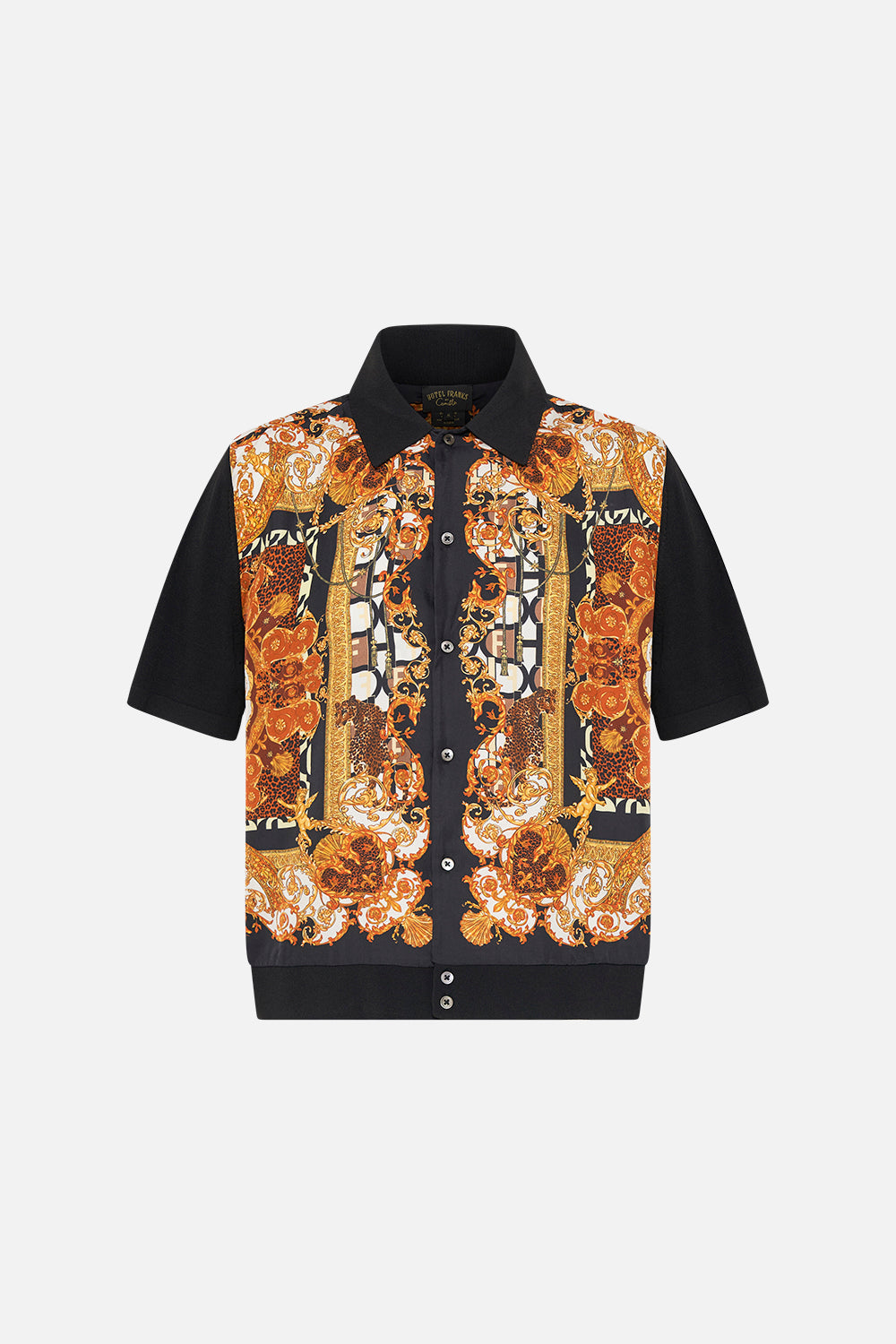 Product view of Hotel Franks By CAMILLA mens shirt in Feeling Fresco print