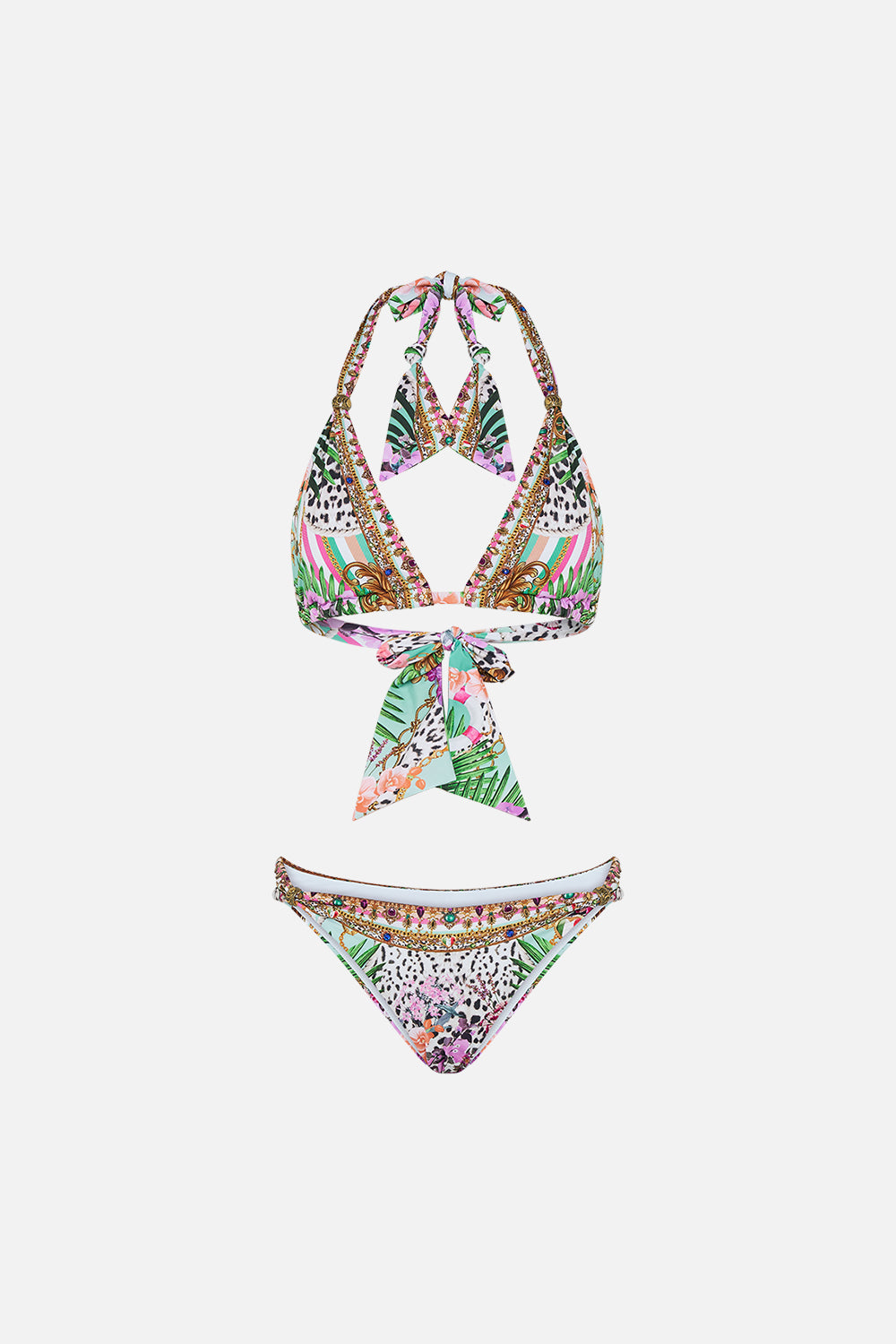 SOFT TIE BIKINI WITH TRIM DEAR AMORE MIO