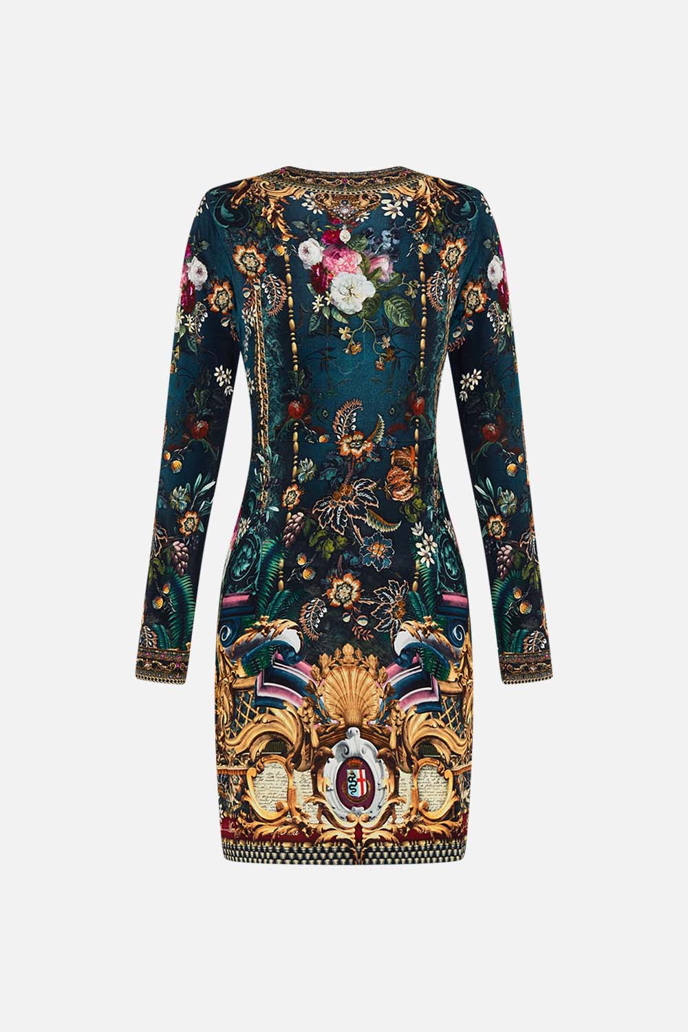 V-NECK CROSS FRONT DRESS VERDIS WORLD