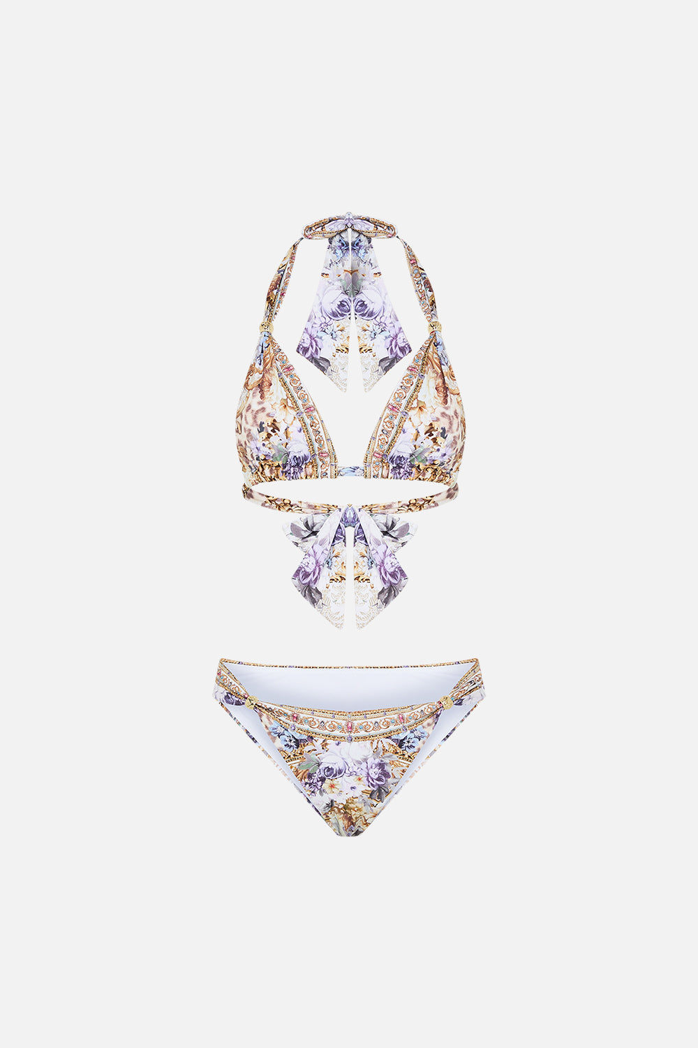 Product view of CAMILLA designer bikini in Sail Away With Me print