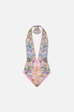Product view of CAMILLA resortwear floral onepiece swimsuit in Flowers Of Neptune print 