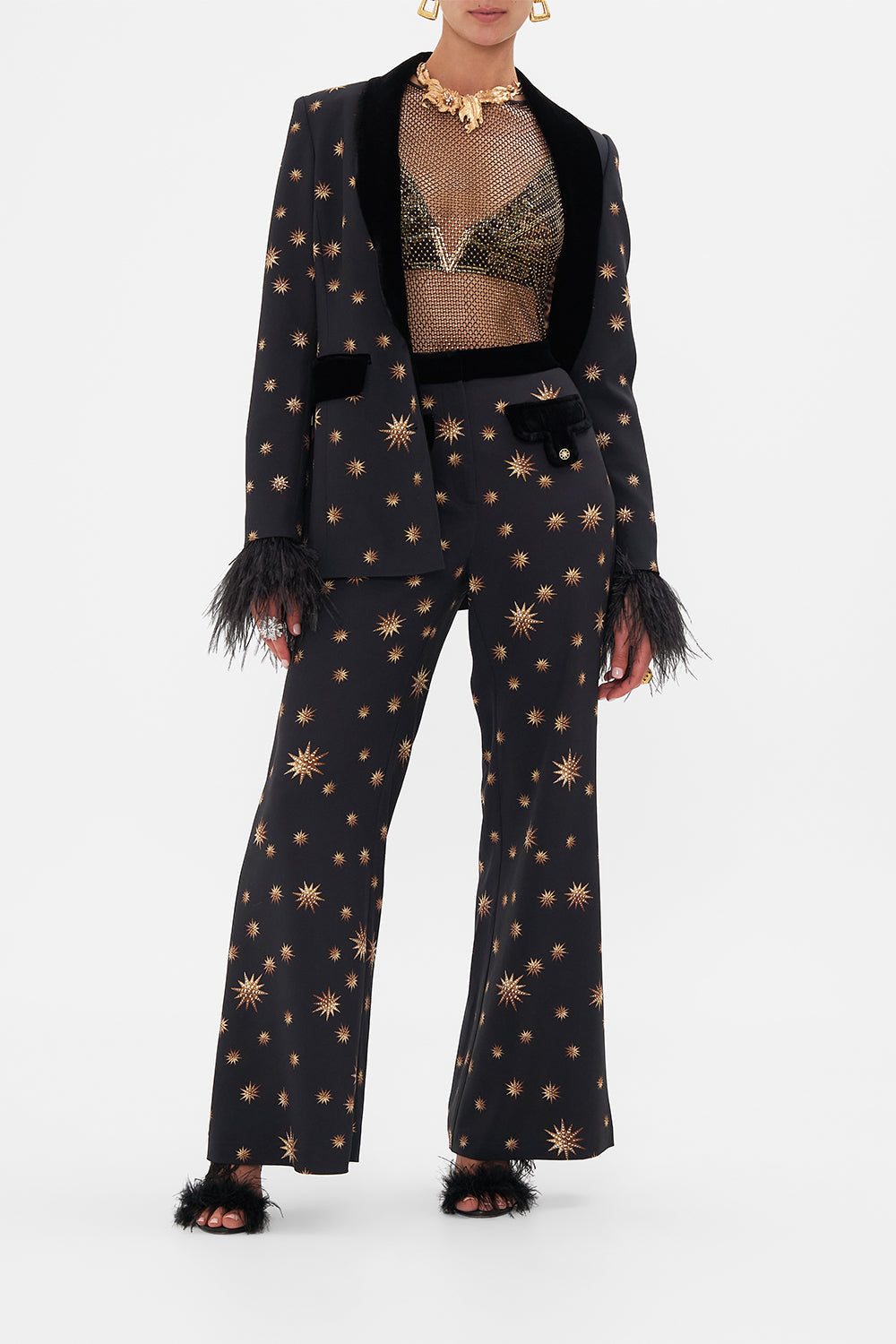 The CAMILLA MAXI WRAP SKIRT RESERVATION FOR LOVE in our  print.