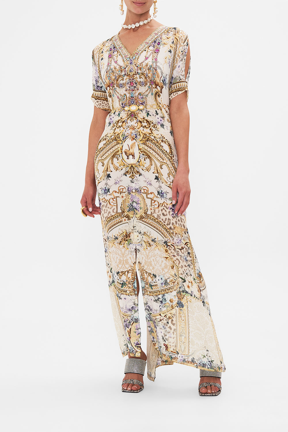 SLIM FIT KAFTAN WITH SPLIT PALAZZO PLAY DATE