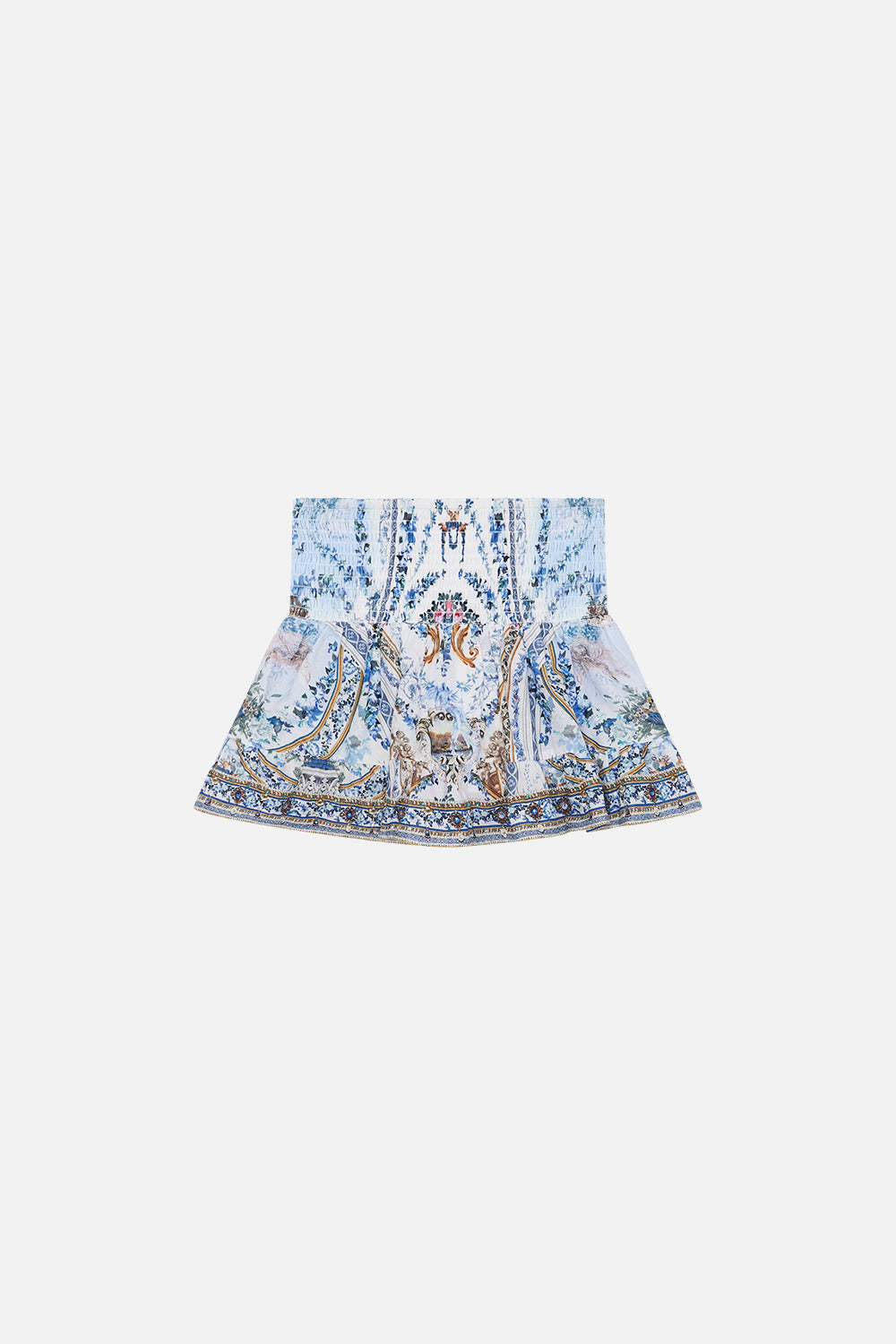 MILLA BY CAMILLA shirring skirt in Season of the Siren print