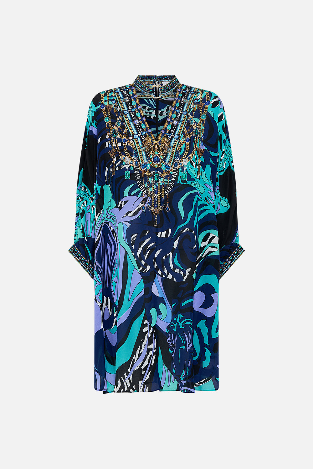 CAMILLA silkmini dress in Vividly Venice print 