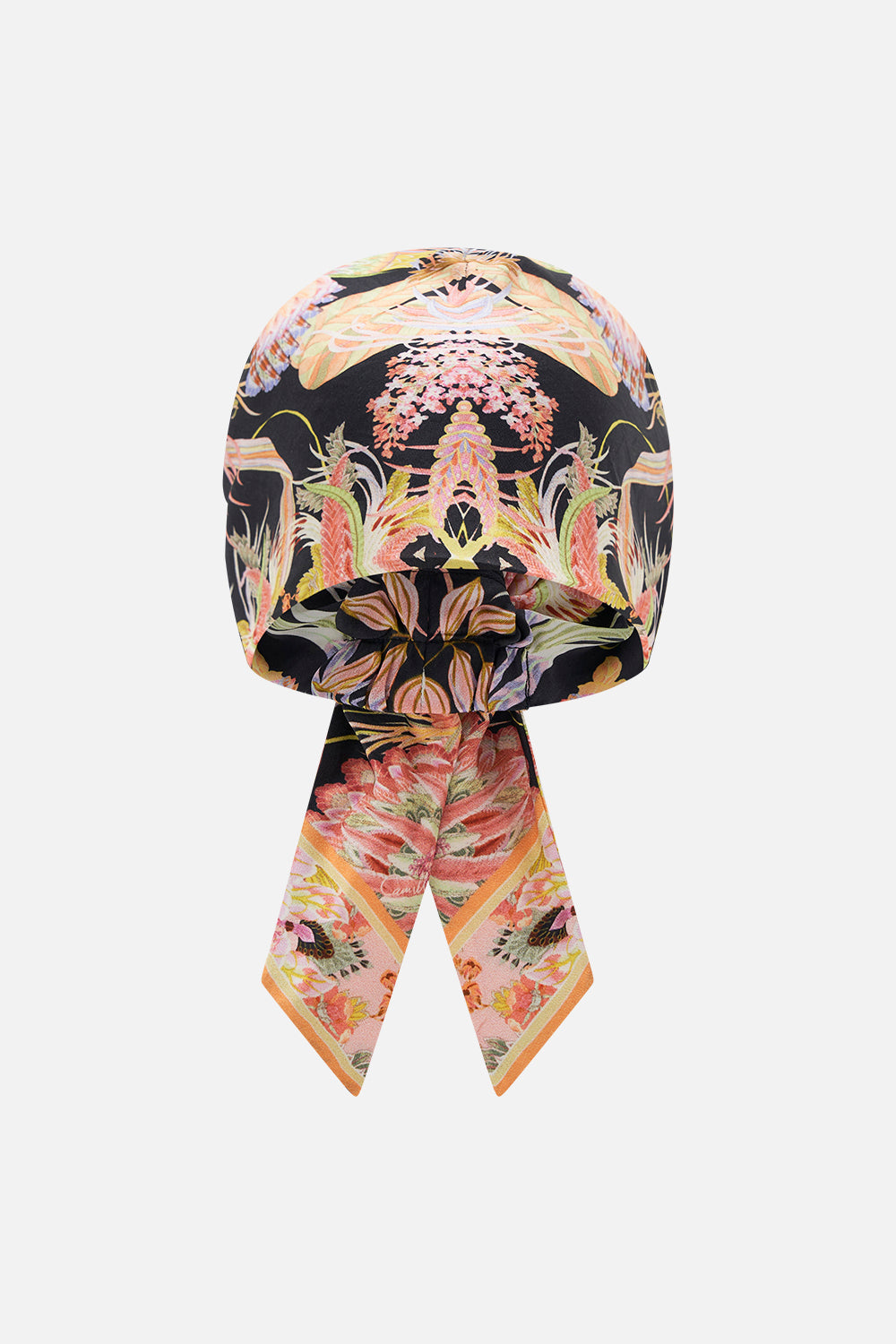 CAMILLA silk headscarf in Lady of The Moon print