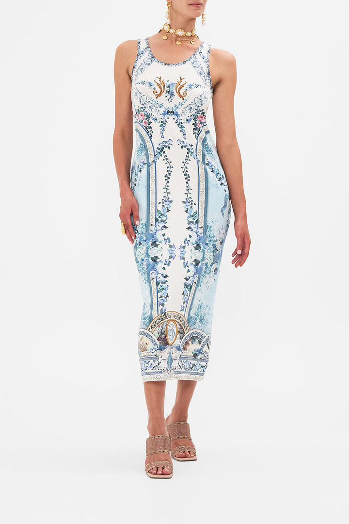 JERSEY SCOOP NECK TANK DRESS LOOKING GLASS HOUSES main image 1