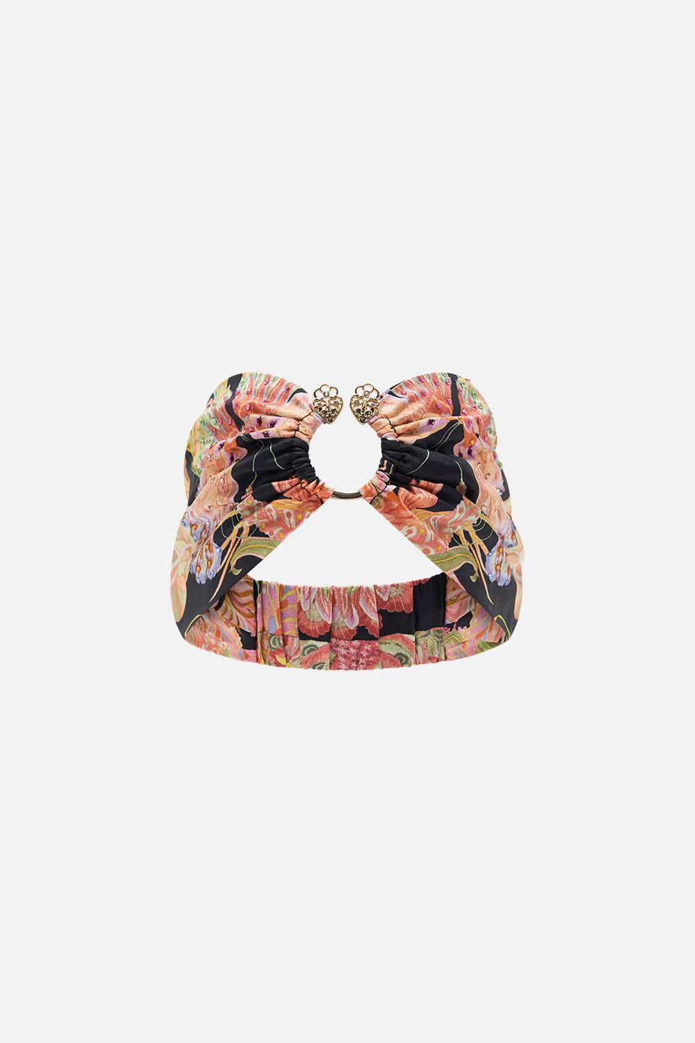 CAMILLA silk headband in Lady of The Moon print