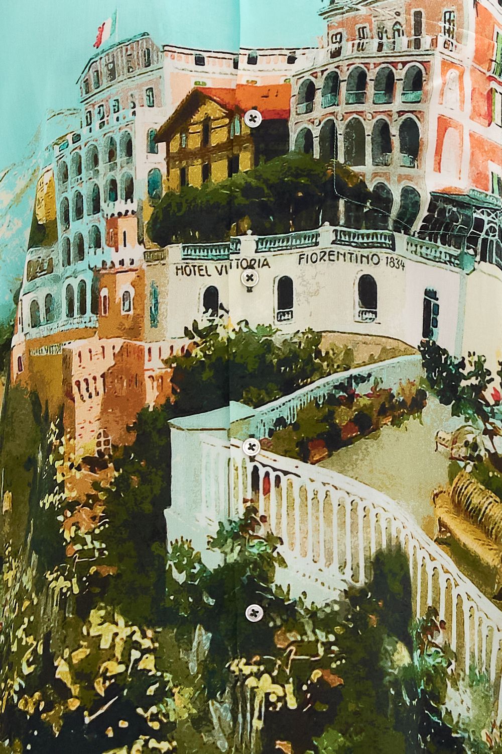 SHORT SLEEVE CAMP COLLARED SHIRT FROM SORRENTO WITH LOVE