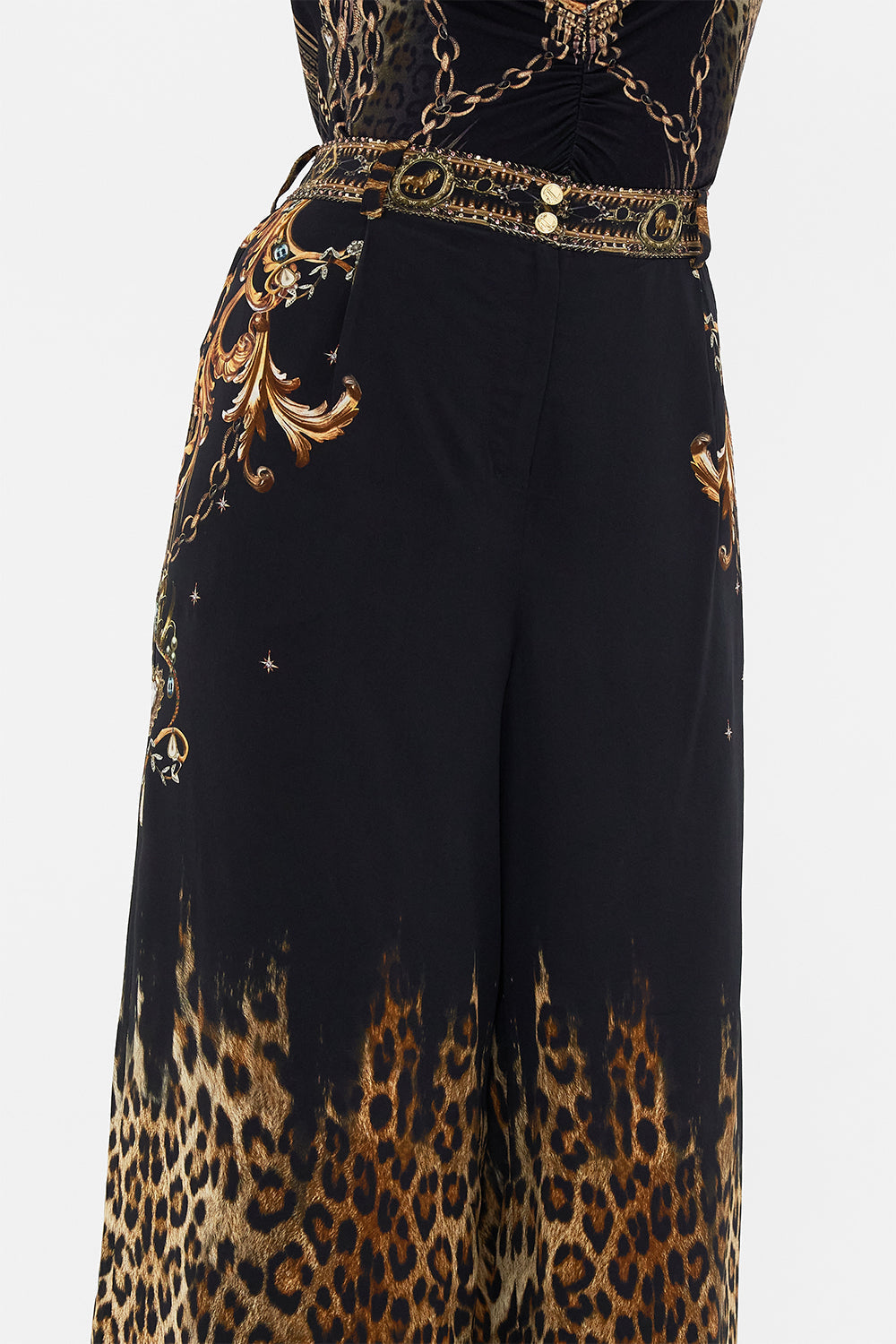 WIDE LEG WAISTED PANT JUNGLE DREAMING