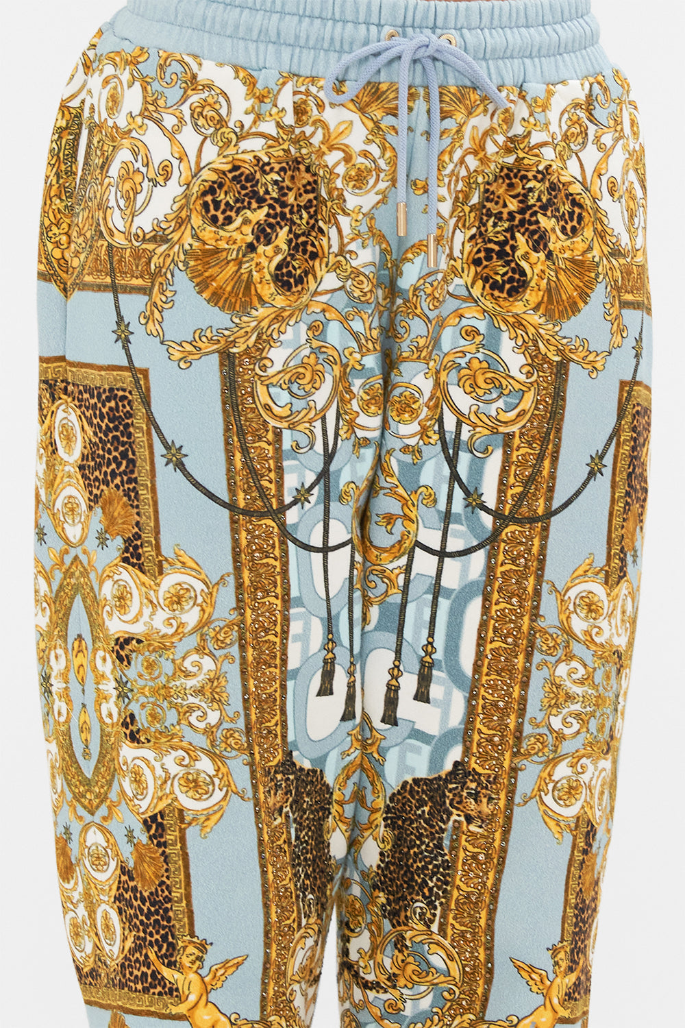 JERSEY TRACK PANT PALAZZO PRIDE