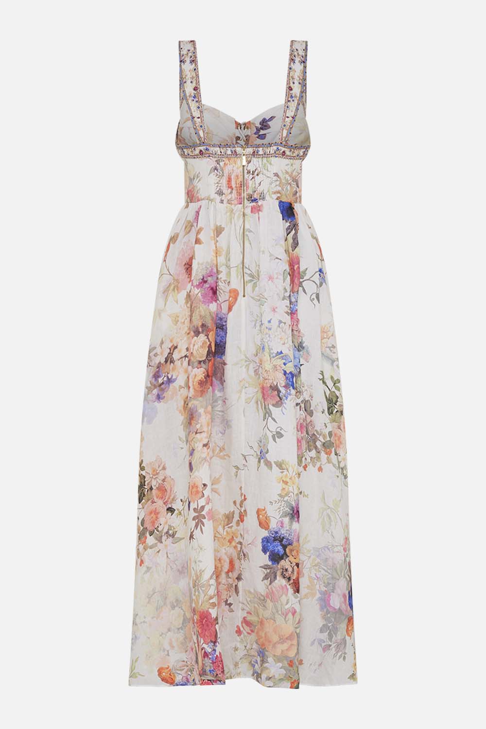 EYELET BUSTIER DRESS FRIENDS WITH FRESCOS