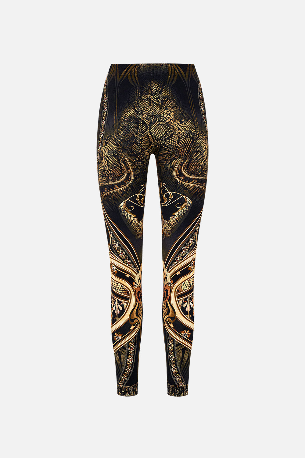 CAMILLA leggings in Nouveau Noir print