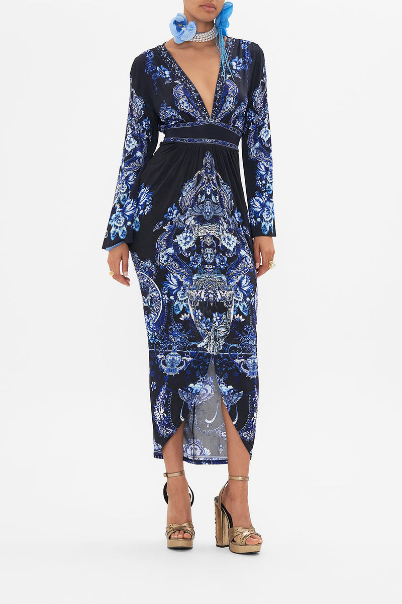 UNDERWIRE  SQUARE NECK ONE PIECE DELFT DYNASTY