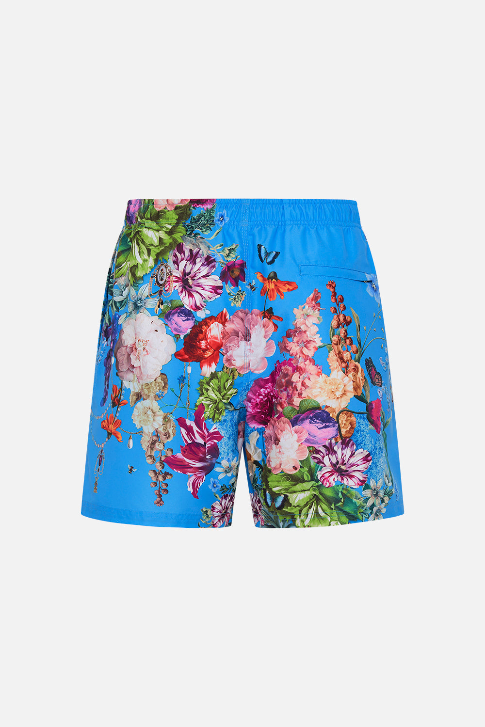 Hotel Fransk by CAMILLA mens blue floral print boardshorts in Nectar Of The Gods print