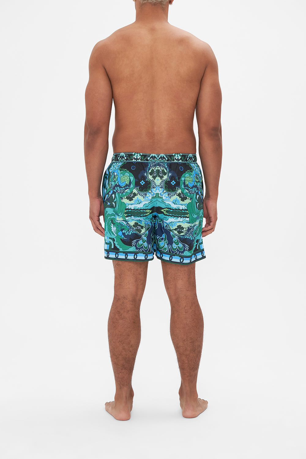 Hotel Franks By CAMILLA mens boardshorts in These Walls Are Talking print